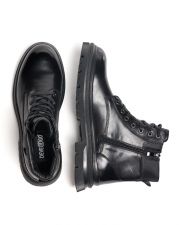 FEKETE FÉRFI BŐR BAKANCS - AUSTIN