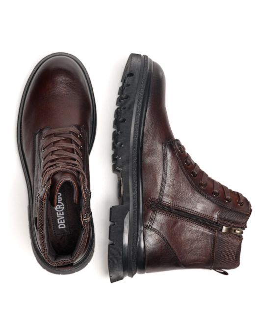 BARNA FÉRFI BŐR BAKANCS - AUSTIN DE25FW6042LE MZ