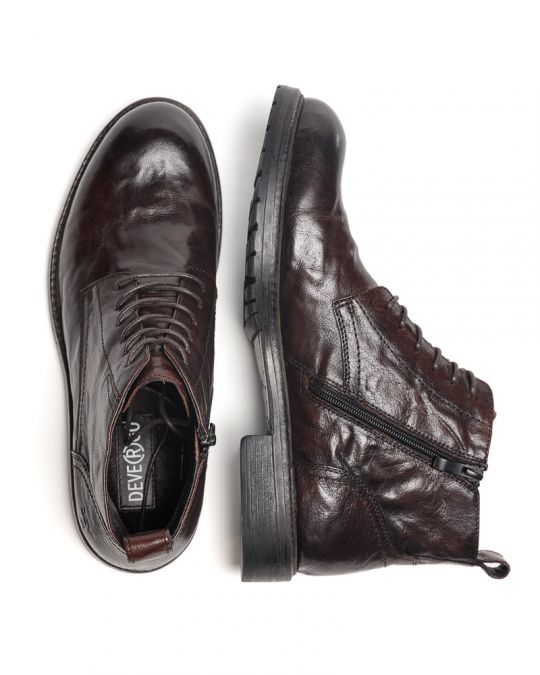 BARNA FÉRFI BŐR BAKANCS - GERARD DE25FW6045LE WR