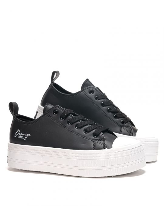 FEKETE NŐI SNEAKER - ELENA DE25FW3514PU BF