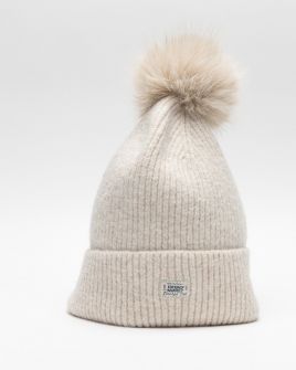 BÉZS NŐI KÖTÖTT SAPKA 2D25FW8515HA1101