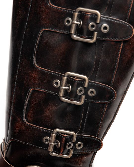 BARNA NŐI MAGASSZÁRÚ BAKANCS - FREYA DE25FW6553PU BB