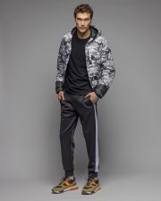 FEKETE FÉRFI MELEGÍTŐ NADRÁG