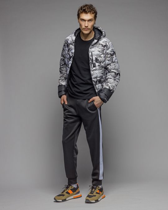 FEKETE FÉRFI MELEGÍTŐ NADRÁG 1D25FW1187LP0701