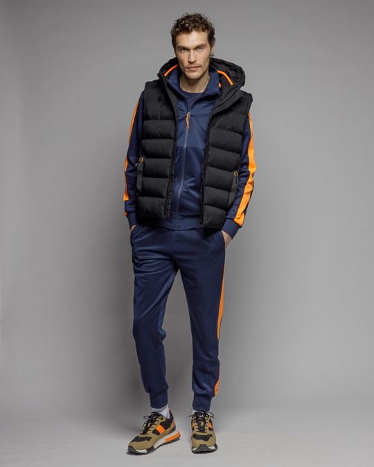 KÉK FÉRFI CIPZÁRAS PULÓVER 1D25FW4087KA0701