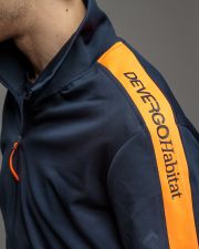 KÉK FÉRFI CIPZÁRAS PULÓVER