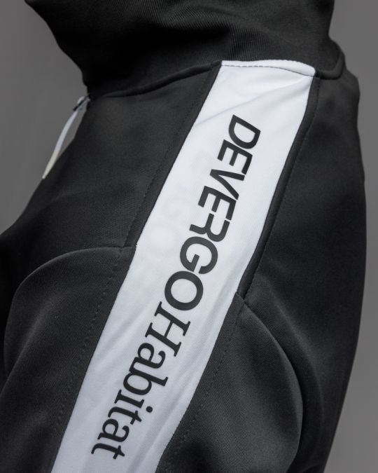 FEKETE FÉRFI CIPZÁRAS PULÓVER 1D25FW4087KA0701