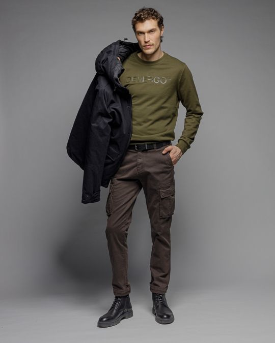 KHAKI FÉRFI PULÓVER 1D25FW4094LS0701
