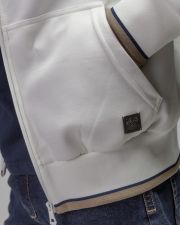 FEHÉR FÉRFI CIPZÁRAS PULÓVER