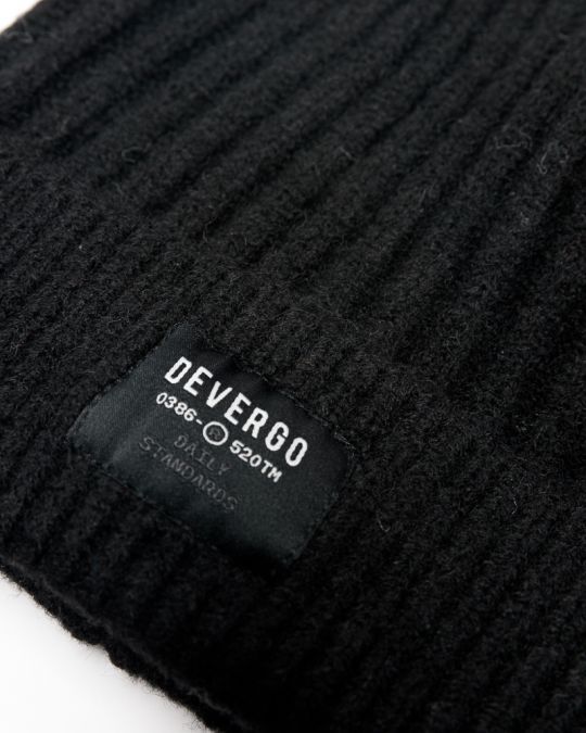 FEKETE FÉRFI KÖTÖTT SAPKA 1D25FW8016HA1100