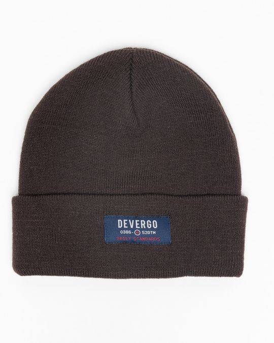 BARNA FÉRFI KÖTÖTT SAPKA 1D25FW8011HA1100