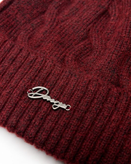 BORDEAUX WOMEN'S KNITTED BEANIE 2D25FW8507HA1101