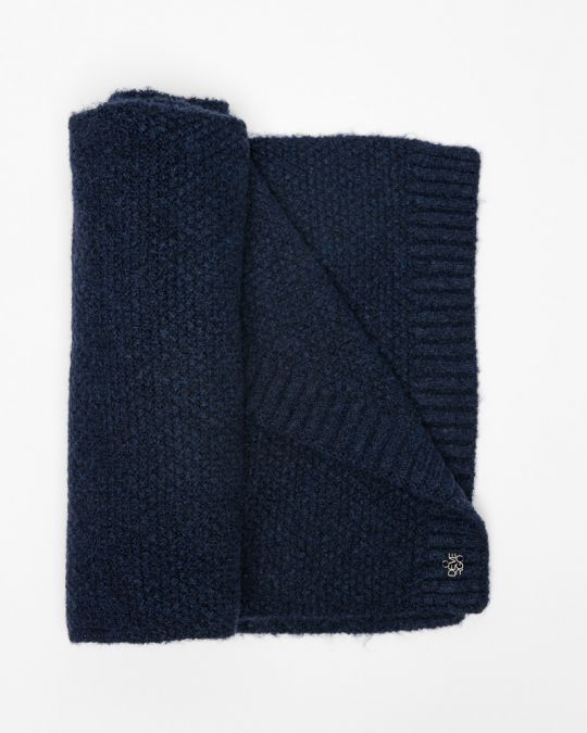 BLUE WOMEN'S KNITTED SCARF 2D25FW8511SC1101
