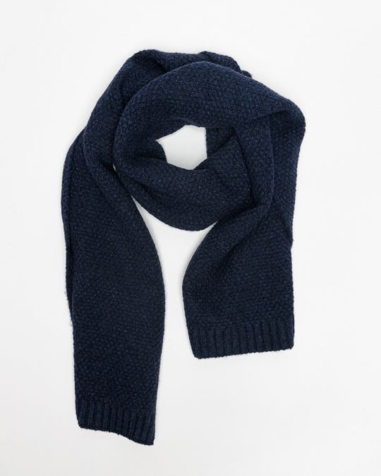 BLUE WOMEN'S KNITTED SCARF 2D25FW8511SC1101