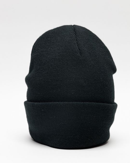 BLACK MEN'S KNITTED CAP 1D25FW8011HA1100