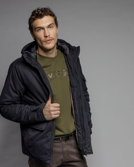 FEKETE FÉRFI KABÁT 1D25FW3006KA1600