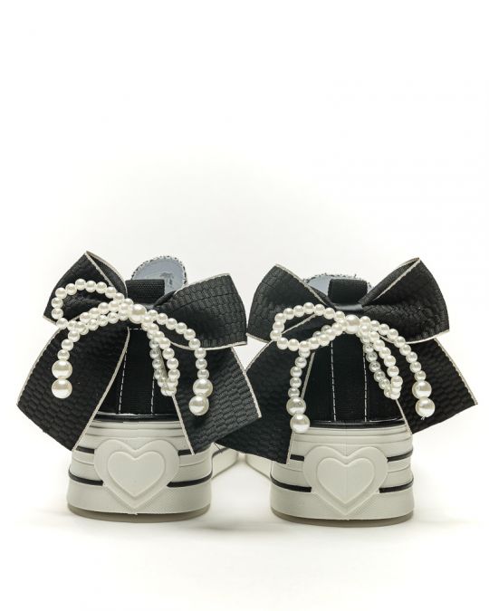 FEKETE NŐI SNEAKER  - NINA DE26SS5505CA BF