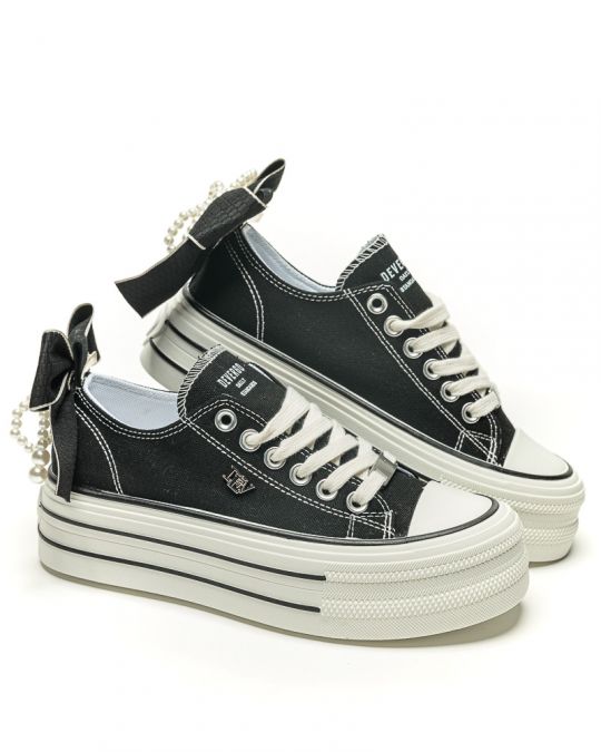 FEKETE NŐI SNEAKER  - NINA DE26SS5505CA BF