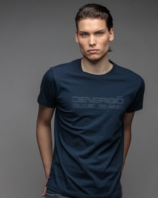 KÉK MEN'S SHORT SLEEVE T-SHIRT 1D26SS4027SS0105