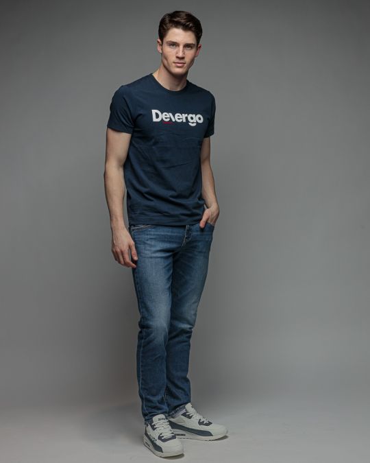 KÉK MEN'S SHORT SLEEVE T-SHIRT 1D26SS4063SS0105