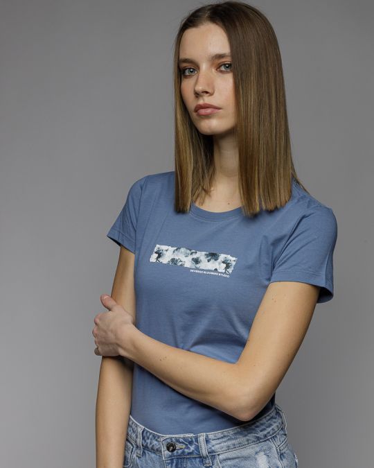 KÉK NŐI RÖVID UJJÚ PÓLÓ 2D26SS4541SS0105