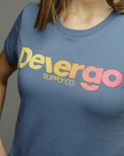 KÉK NŐI RÖVID UJJÚ PÓLÓ