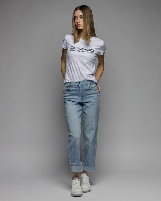 FEHÉR NŐI RÖVID UJJÚ PÓLÓ 2D26SS4549SS0105