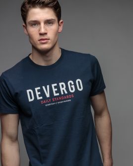 KÉK MEN'S SHORT SLEEVE T-SHIRT 1D26SS4038SS0105