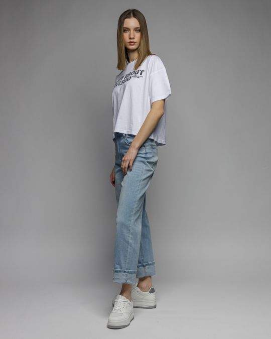 FEHÉR NŐI RÖVID UJJÚ PÓLÓ 2D26SS4526SS0105