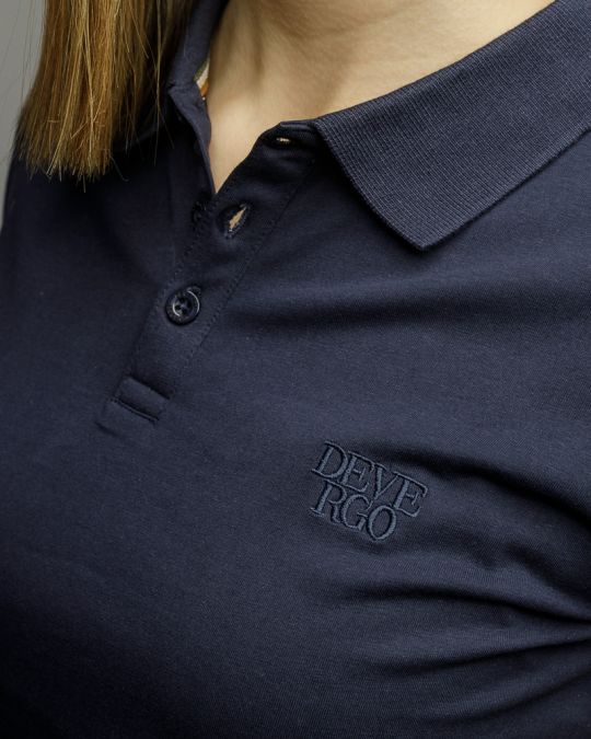 KÉK NŐI RÖVID UJJÚ PÓLÓ 2D26SS4528SS0105