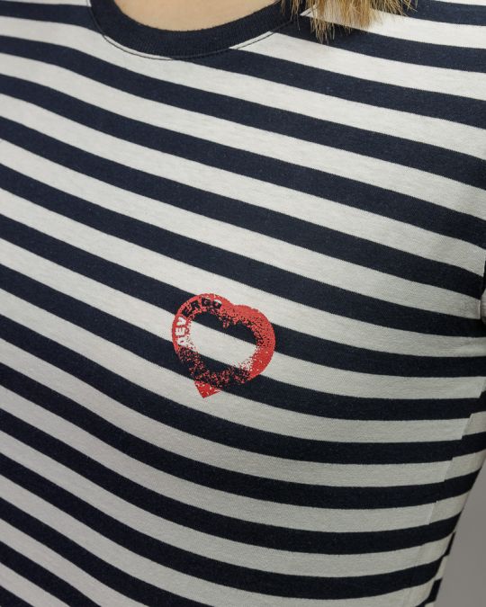 BLUE WOMEN'S SHORT SLEEVE T-SHIRT 2D26SS4530SS0105