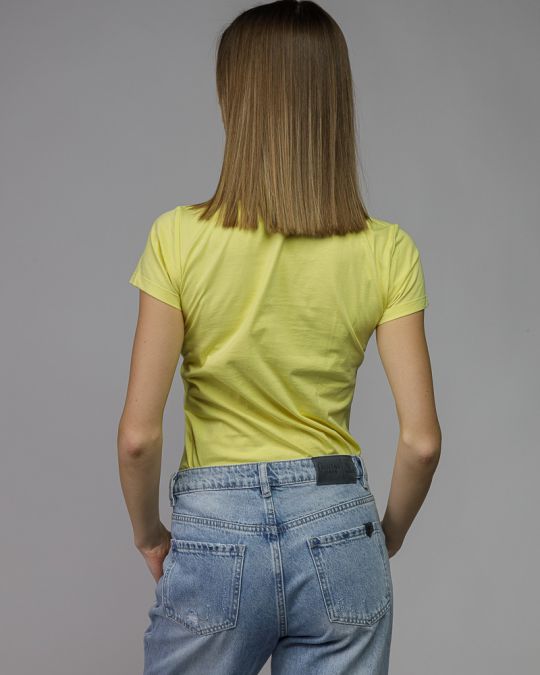 SÁRGA NŐI RÖVID UJJÚ PÓLÓ 2D26SS4541SS0105