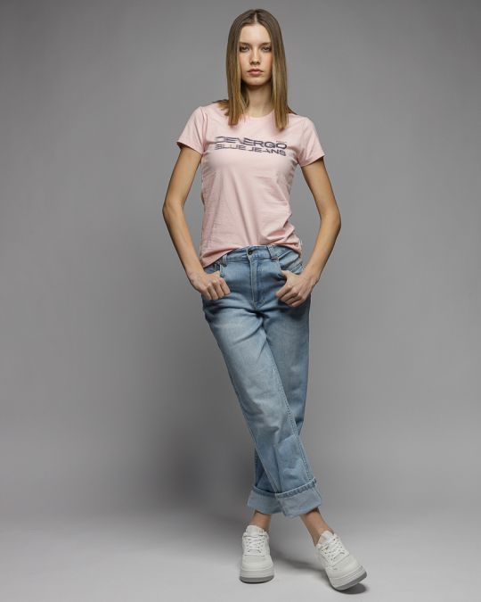 RÓZSASZÍN NŐI RÖVID UJJÚ PÓLÓ 2D26SS4549SS0105