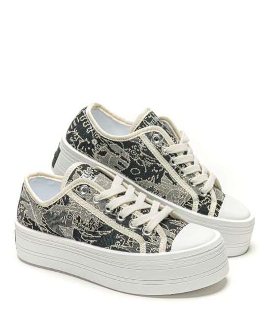 FEKETE NŐI SNEAKER  - ELENA DE26SS3514CA BF