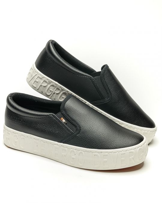 BLACK WOMEN'S BALLERINA  - HELIA PU DE26SS3515PU KD