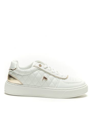 FEHÉR NŐI SNEAKER  - LAURA DE26SS5518PU UL