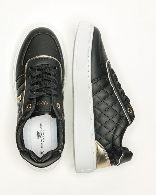 FEKETE NŐI SNEAKER  - LAURA DE26SS5518PU UL