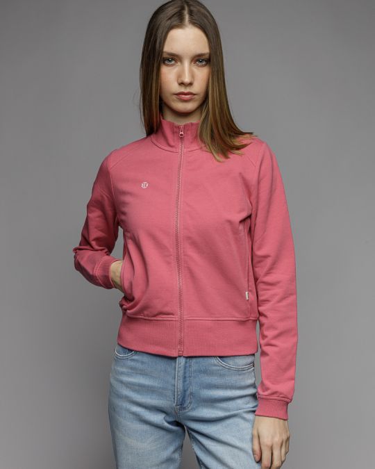 PINK WOMEN'S ZIP SWEATER 2D26SS4586KA0705
