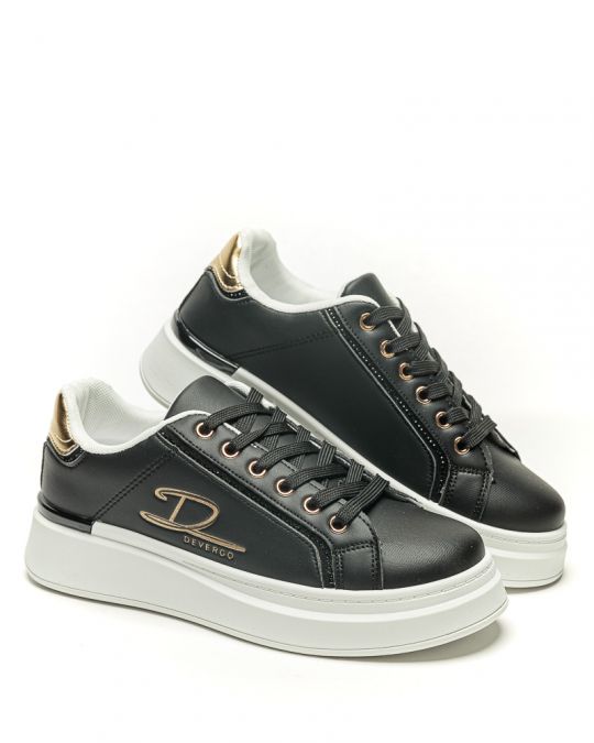 FEKETE NŐI SNEAKER  - LEONI DE26SS5531PU UL
