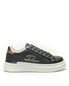 FEKETE NŐI SNEAKER  - LEONI DE26SS5531PU UL