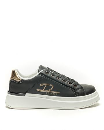 FEKETE NŐI SNEAKER  - LEONI DE26SS5531PU UL