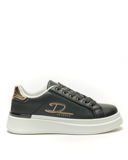 FEKETE NŐI SNEAKER  - LEONI DE26SS5531PU UL