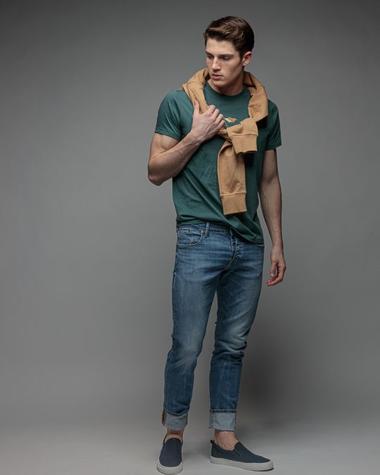 PETROLKÉK MEN'S SHORT SLEEVE T-SHIRT 1D26SS4018SS0105