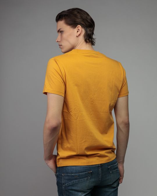 YELLOW MEN'S SHORT SLEEVE T-SHIRT 1D26SS4027SS0105
