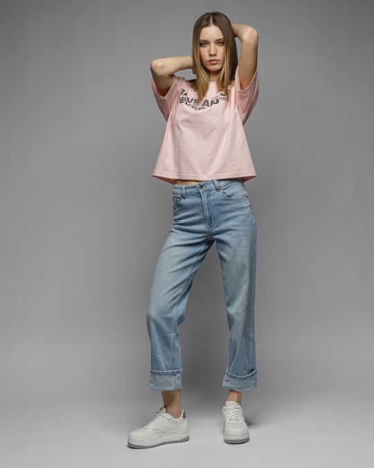 RÓZSASZÍN NŐI RÖVID UJJÚ PÓLÓ 2D26SS4526SS0105