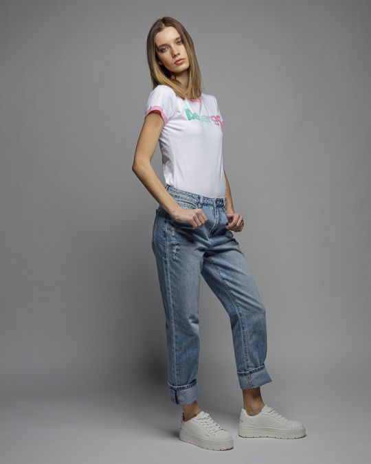 FEHÉR NŐI RÖVID UJJÚ PÓLÓ 2D26SS4544SS0105