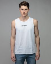 WHITE MEN'S SINGLET