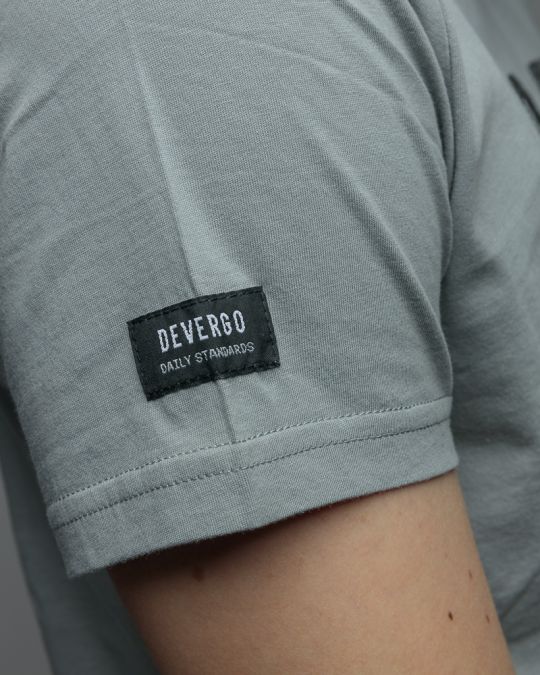 GREY MEN'S SHORT SLEEVE T-SHIRT 1D26SS4033SS0105