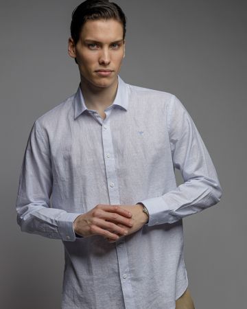 BLUE MEN'S SHIRT 1D26SS5000LS1301