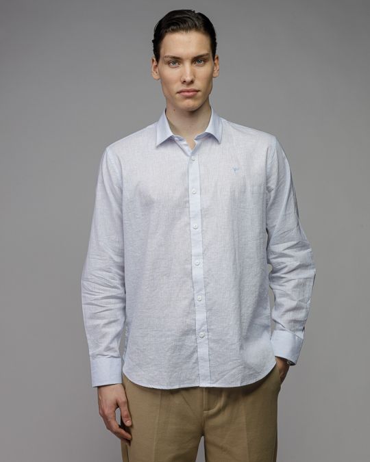 KÉK FÉRFI ING 1D26SS5000LS1301